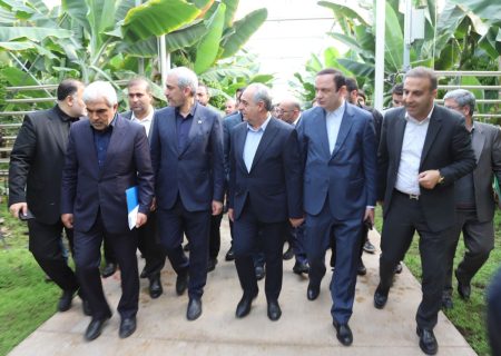 بازدید وزیر اقتصاد و دبیر شورای‌عالی مناطق آزاد از پروژه «گوزل طبیعت ارس»