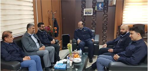 دیدار مدیرعامل با مدیر بازرسی و نظارت شرکت