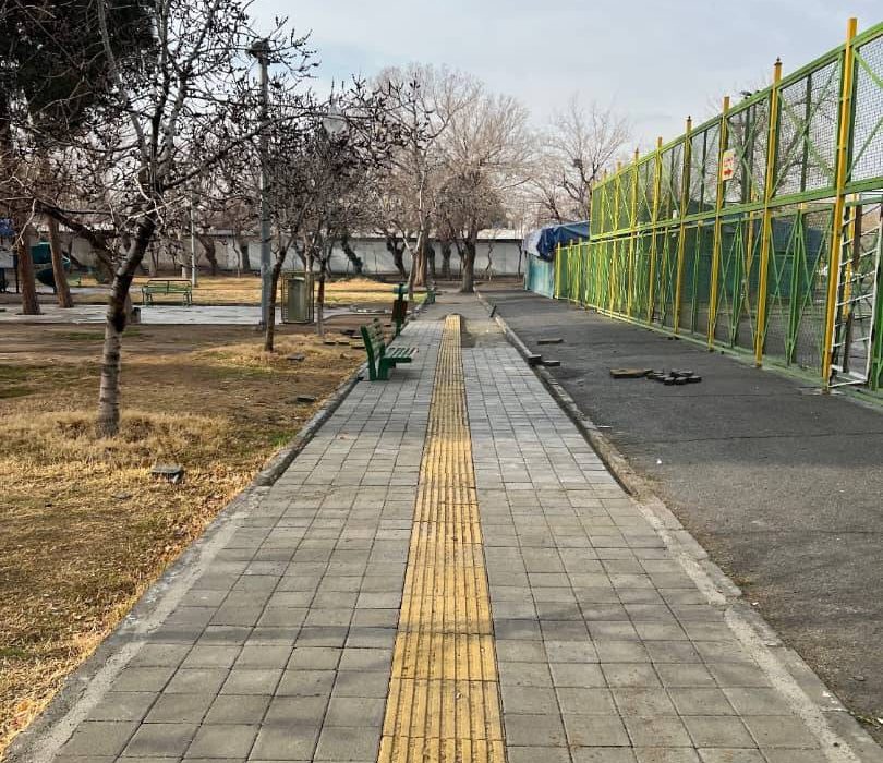 اجرای عملیات مناسب‌سازی معابر بوستان‌های جانباز و جوانه در منطقه ۱۹