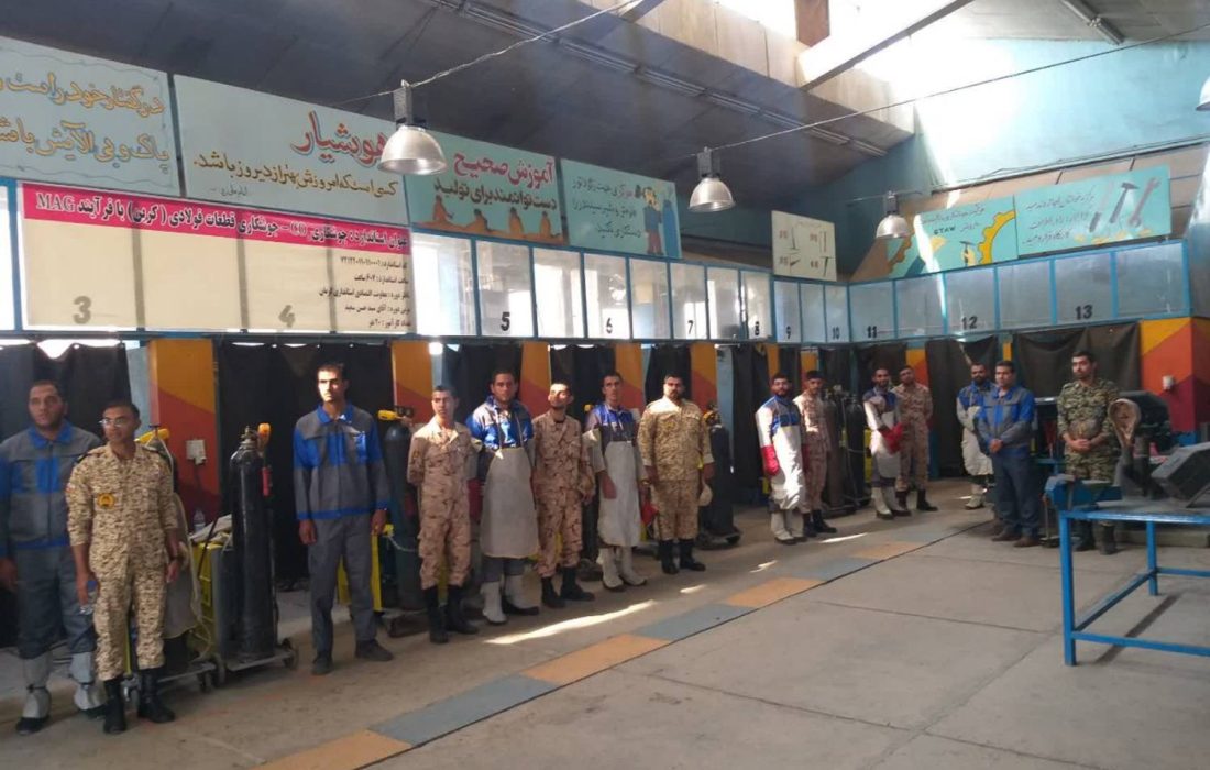 برگزاری دوره آموزش مهارتی سربازان وظیفه در بخش معدن سیرجان