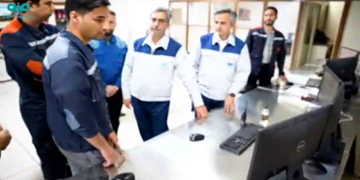 علی رسولیان، مدیرعامل فولاد سنگان از خطوط تولید این شرکت بازدید نمود