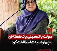 مهاجرانی: هیئت دولت با طرح تعطیلی یک‌هفته‌ای و چهارشنبه‌ها مخالفت کرد