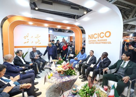بازدید سفرای ۱۲ کشور از غرفه شرکت ملی صنایع مس ایران در نمایشگاه ایران کانمین ۲۰۲۵