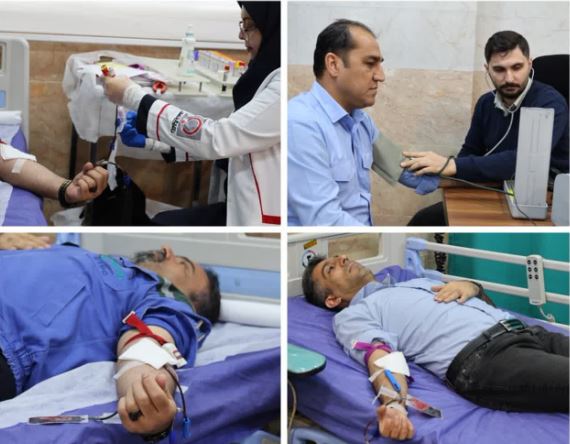 «با اهدای خون، زندگی ببخشید»؛ اقدام انسان‌دوستانه کارکنان پتروشیمی شهید تندگویان