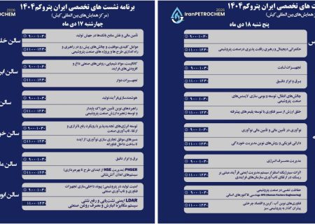 برگزاری ۲۳ نشست تخصصی در حاشیه سومین نمایشگاه پتروکم
