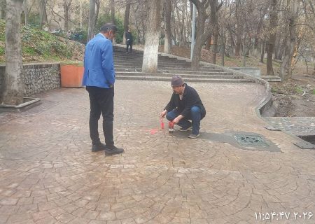 آمادگی ۱۷ بوستان منطقه یک برای استقرار شهروندان در شرایط اضطراری