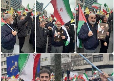 حضور پرشور کارکنان و مدیران شرکت مخابرات ایران در راهپیمایی روز جهانی قدس