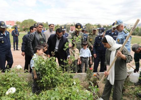 برگزاری مراسم درختکاری در دانشکده هوایی شهید ستاری