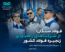 فولادسنگان،از شرکت های راهبردی در زنجیره فولاد کشور