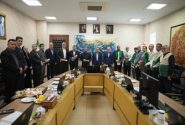 تکریم همکاران سادات و برگزاری جشن عید غدیر در بانک صنعت و معدن
