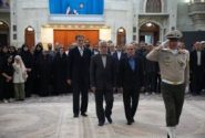 حضور رئیس، مدیران و کارکنان سازمان زمین‌شناسی و اکتشافات معدنی کشور در مرقد بنیان‌گذار انقلاب اسلامی