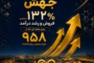 جهش ۱۳۲ درصدی فروش و رشد درآمد پنج ماهه ای که از ۹۵۸ هزار میلیارد ریال گذشت